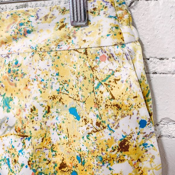 BRAND NEW Abstract Floral Colored Summer Shorts - Picture 3 of 3